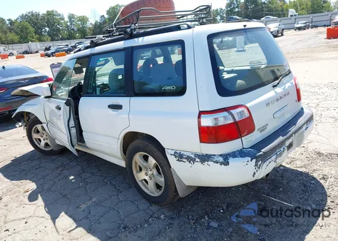 2002 Subaru Forester S from USA, damaged, VIN JF1SF65692H719085